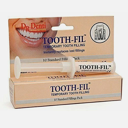 Temporary dental tooth filling - dental,