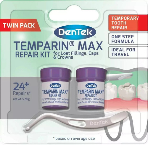 Dentek twin pack temporary - dentek,
