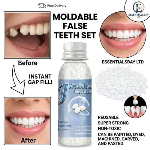 Temporary tooth repair kit - tooth,
