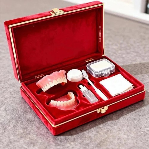Silicone dentures kit upper - silicone,